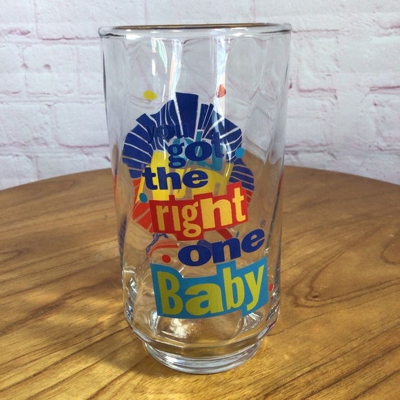 Vintage Diet Pepsi Uh Huh You Got the Right One Baby Drinking Glasses - … - Picture 7 of 8